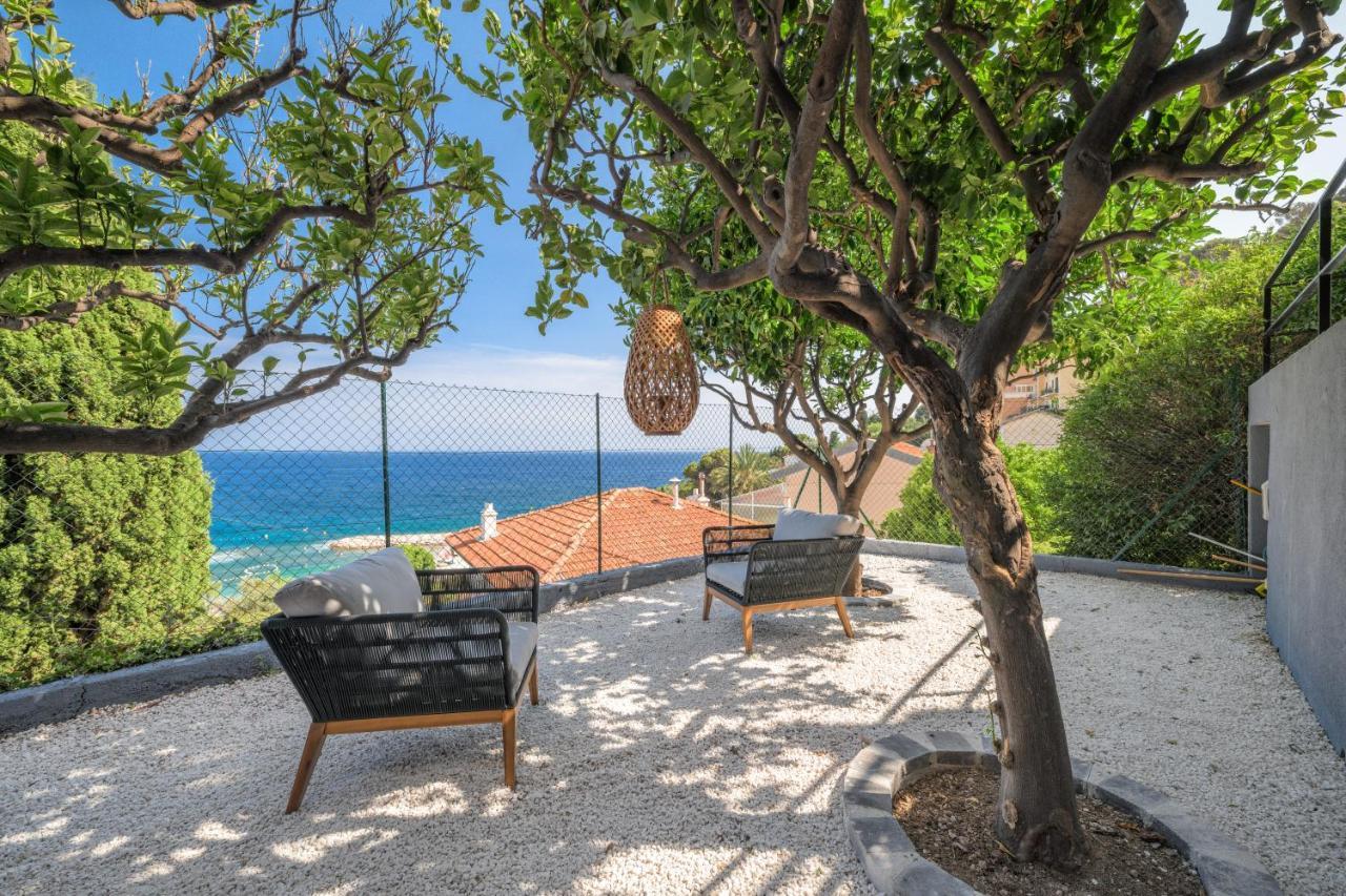Proche Monaco, Vue Mer, Acces Plage Et Jardin Privatif Saint-Antoine  Exterior foto
